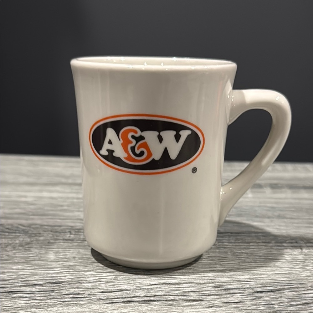 A&W Ceramic Coffee Mug - Vintage Collectible Mug